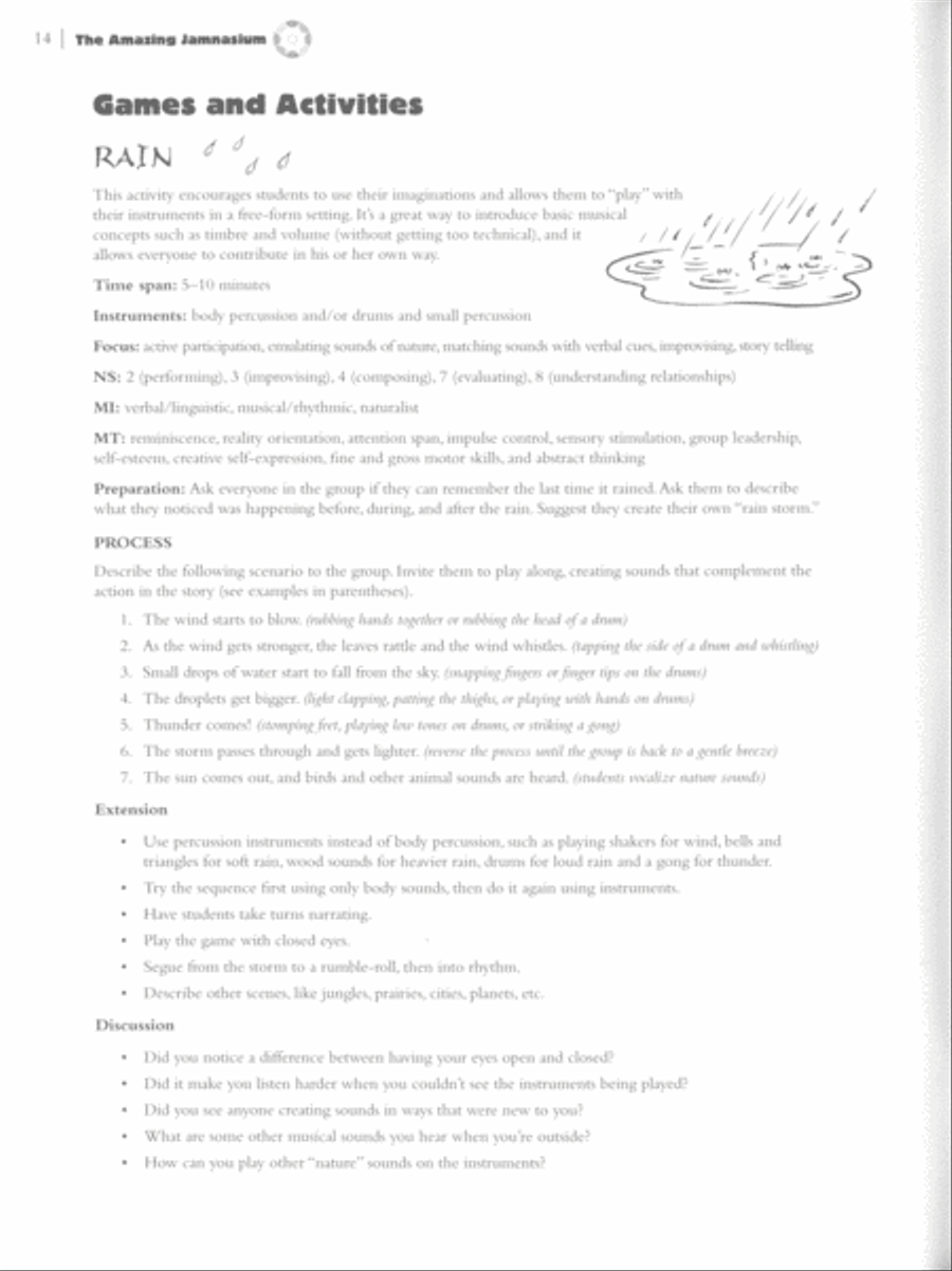 The Amazing Jamnasium The Amazing Jamnasium Percussion scores gallery preview page 3