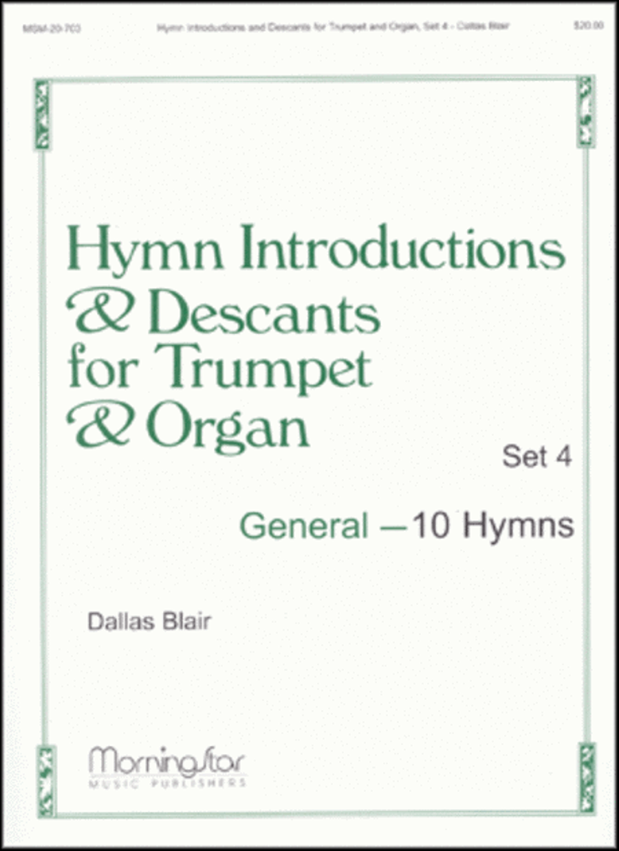 Hymn Introductions and Descants for Trumpet and Organ, Set 4: General Trumpet scores gallery preview page 1