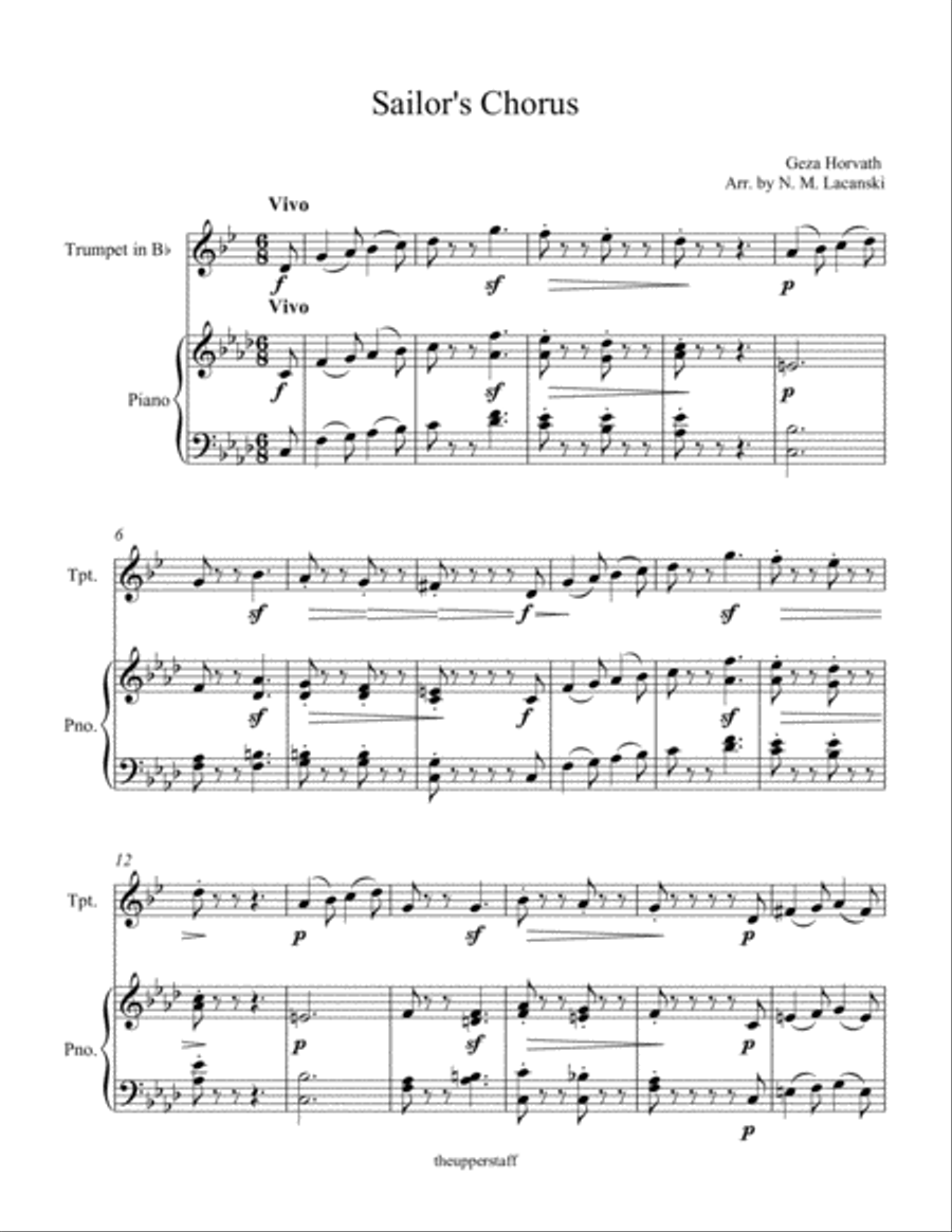 Sailor's Chorus Choir scores gallery preview page 2