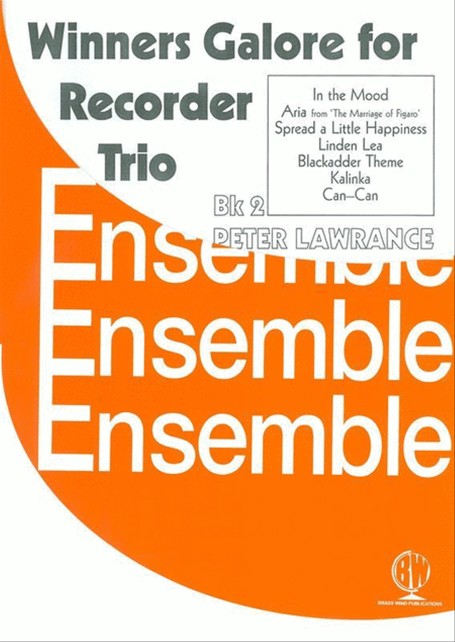 Winners Galore Recorder Trios Book 2 Woodwind Trio scores gallery preview page 1