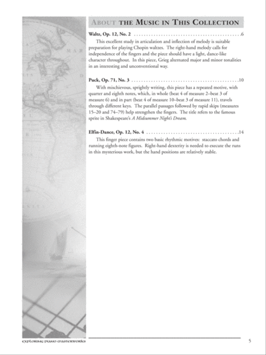 Exploring Piano Masterworks Piano Solo scores gallery preview page 3
