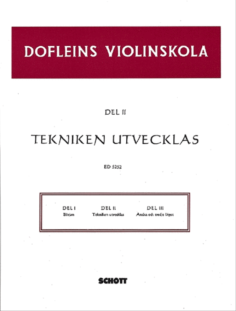 Violinskola Vol. 2 Swedish Violin Solo scores gallery preview page 1