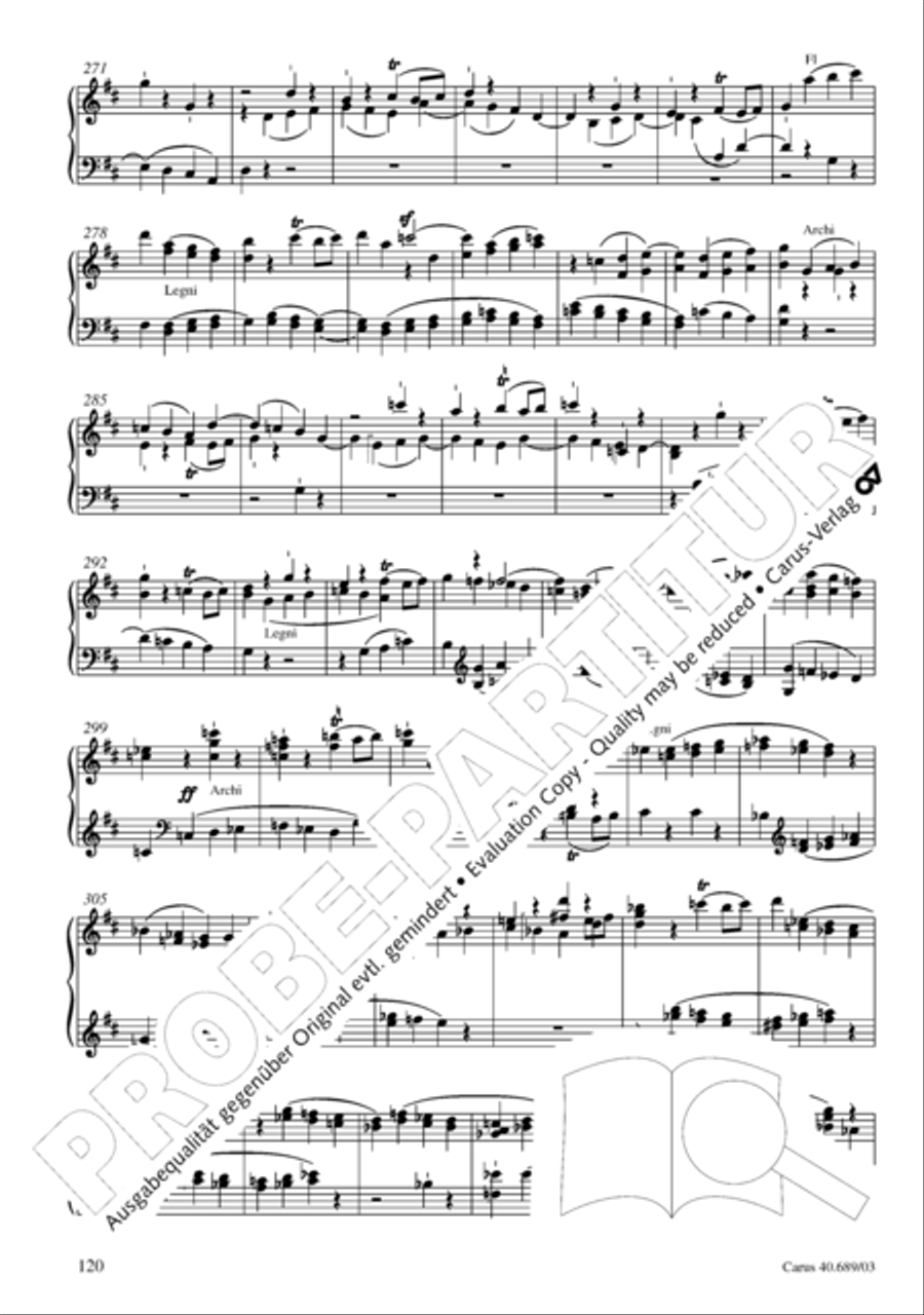 Missa solemnis Missa solemnis 4-Part scores gallery preview page 121