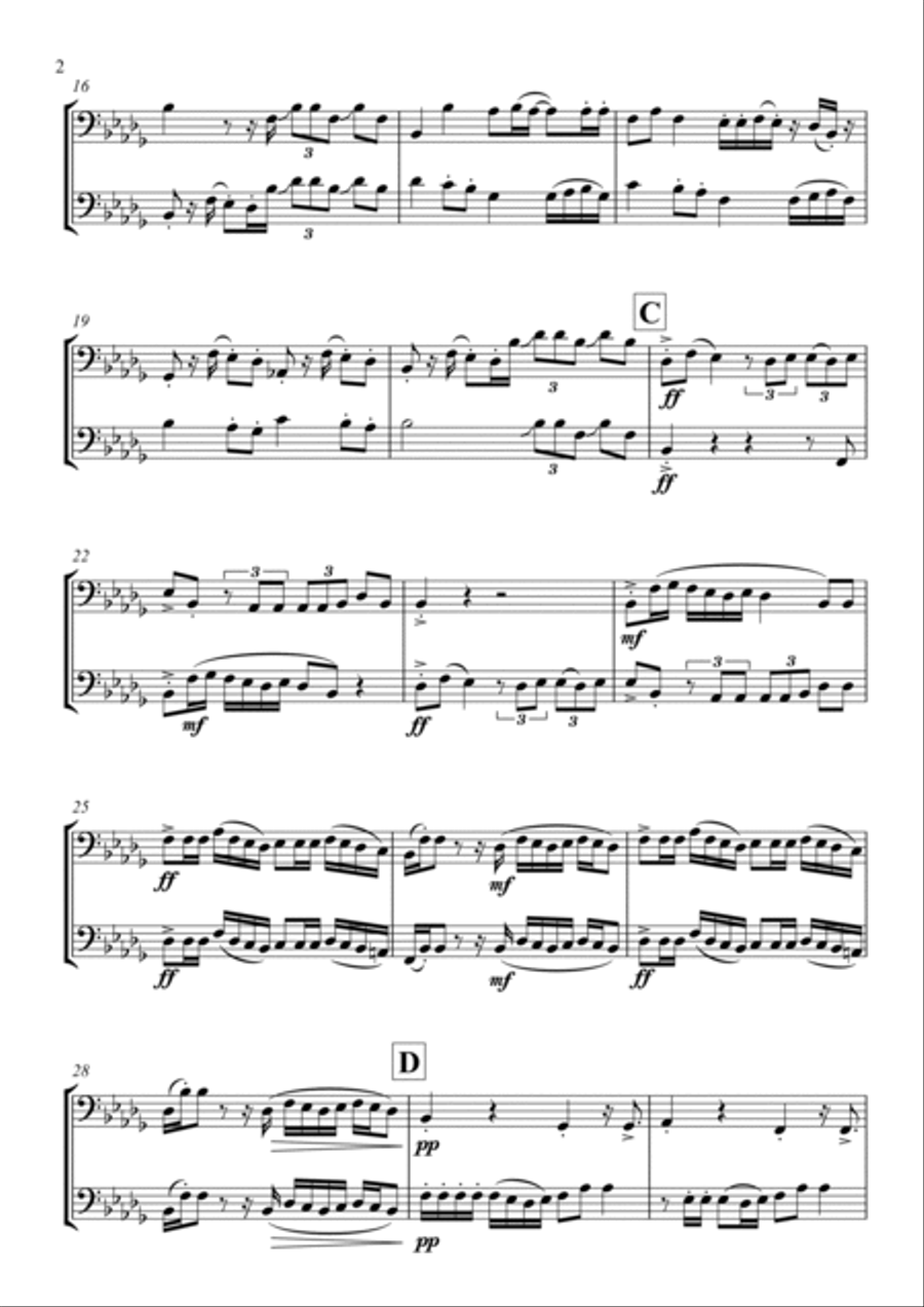 Hips Don't Lie String Duet scores gallery preview page 2