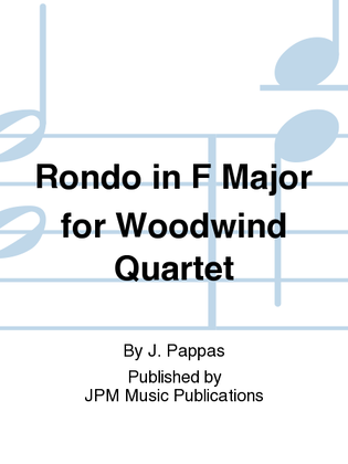 Rondo in F Major for Woodwind Quartet