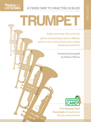 Book cover for Playing with Scales: Trumpet