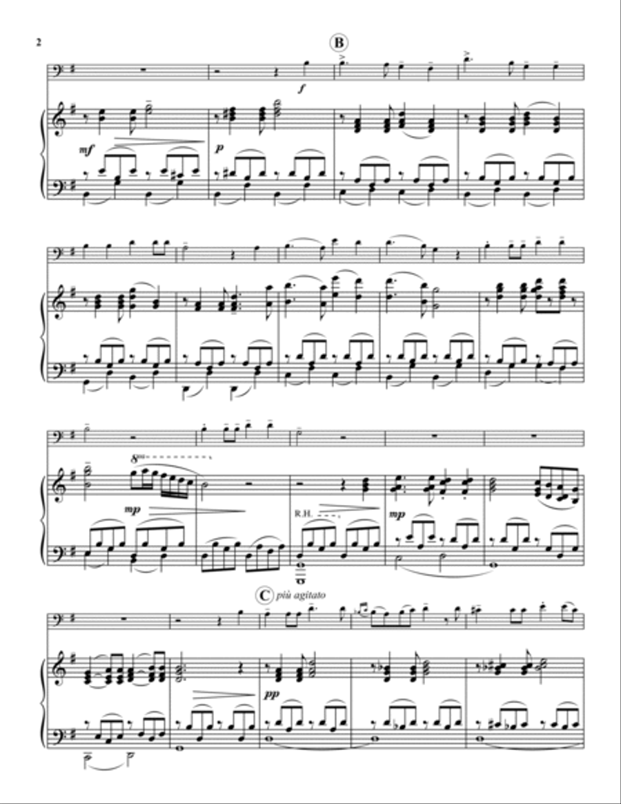 Die Taubenpost Euphonium scores gallery preview page 2