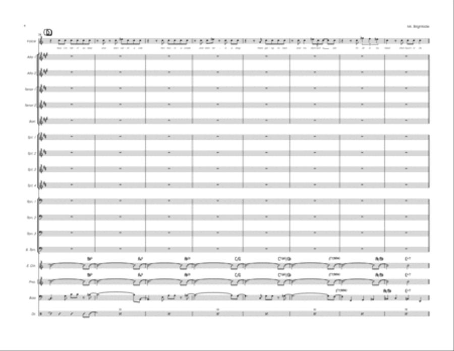 Mr. Brightside Jazz Ensemble scores gallery preview page 4