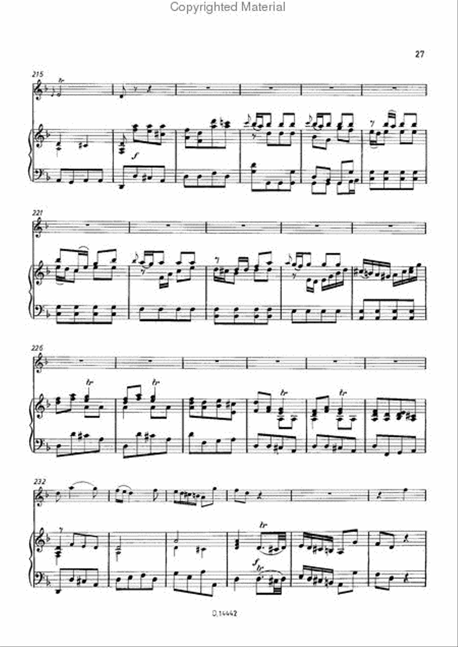Concerto F-Dur Concerto F-Dur School and Community scores gallery preview page 28