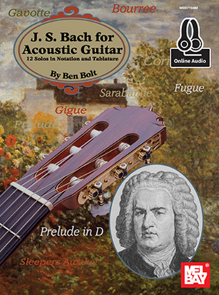 Book cover for J.S. Bach for Acoustic Guitar