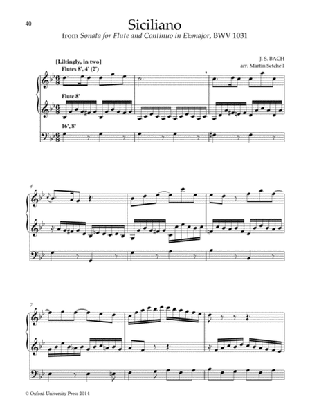 Bach Transcriptions for Organ