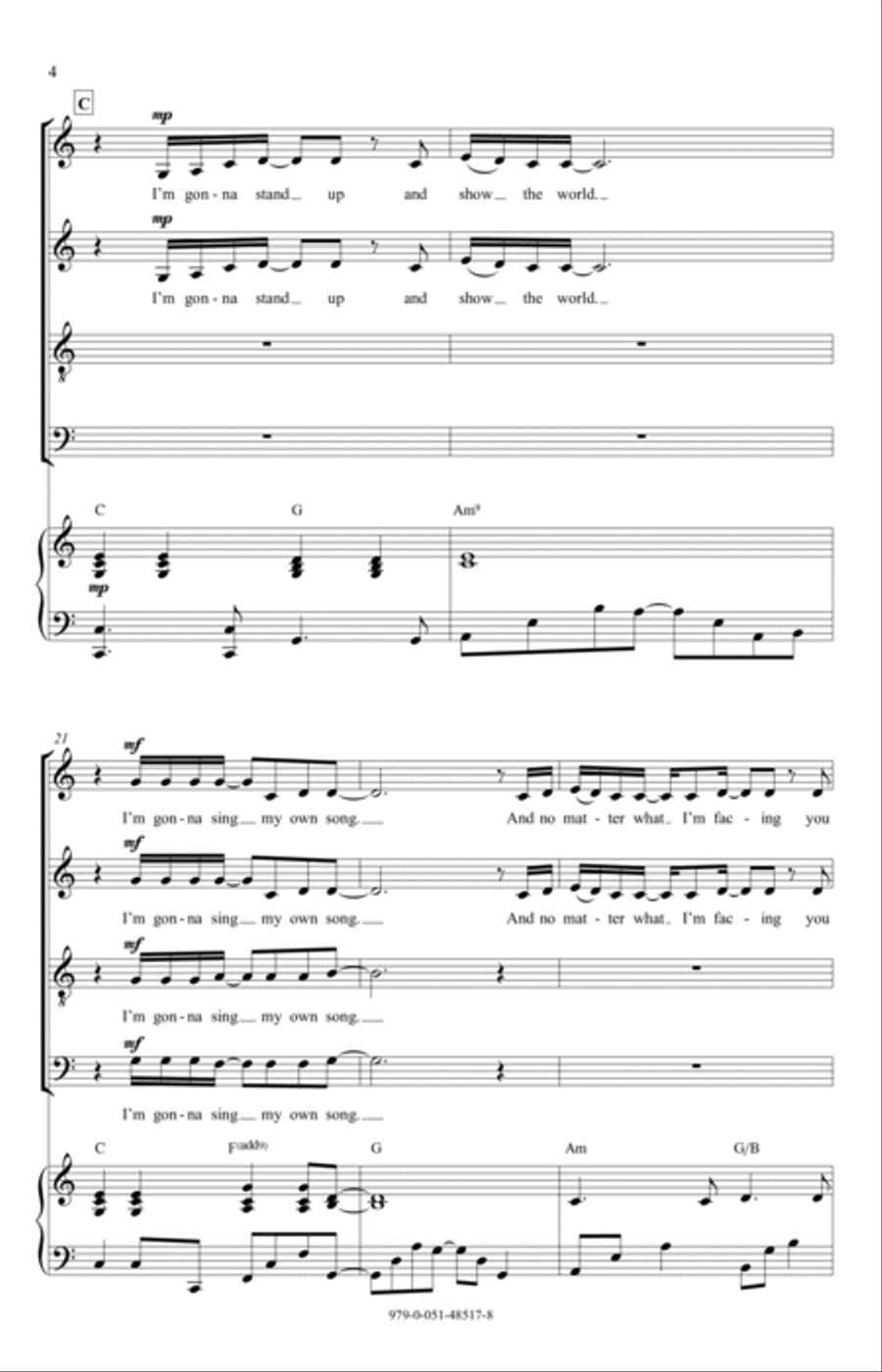 We Will Rise Up Together We Will Rise Up Together 4-Part scores gallery preview page 4