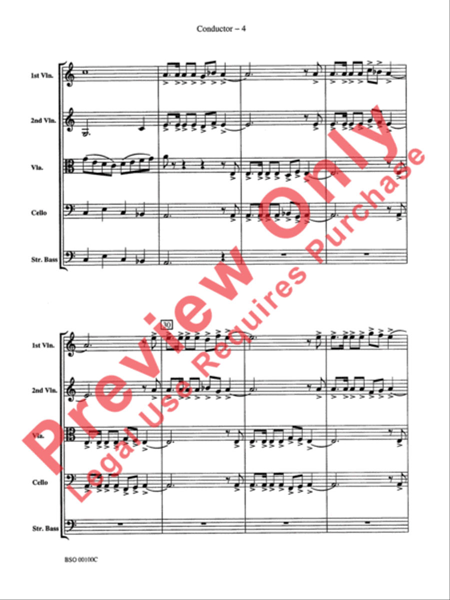 Knightsbridge Suite String Orchestra scores gallery preview page 6