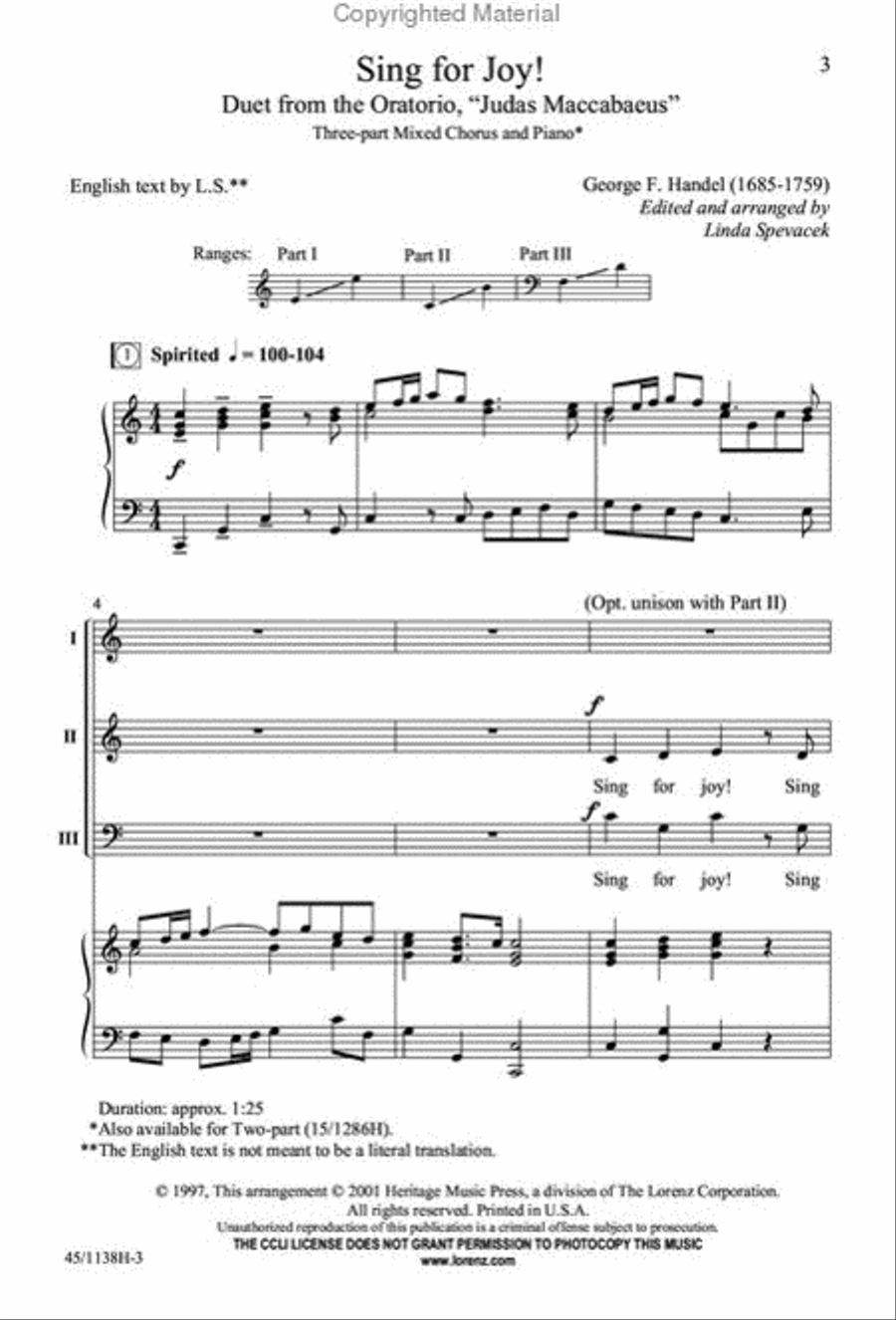 Masterworks and Madrigals for Middle School Choirs SSA scores gallery preview page 2