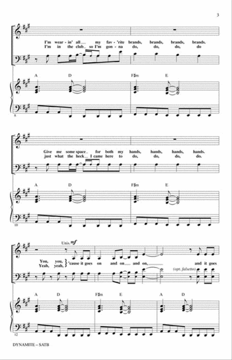Dynamite 4-Part scores gallery preview page 3