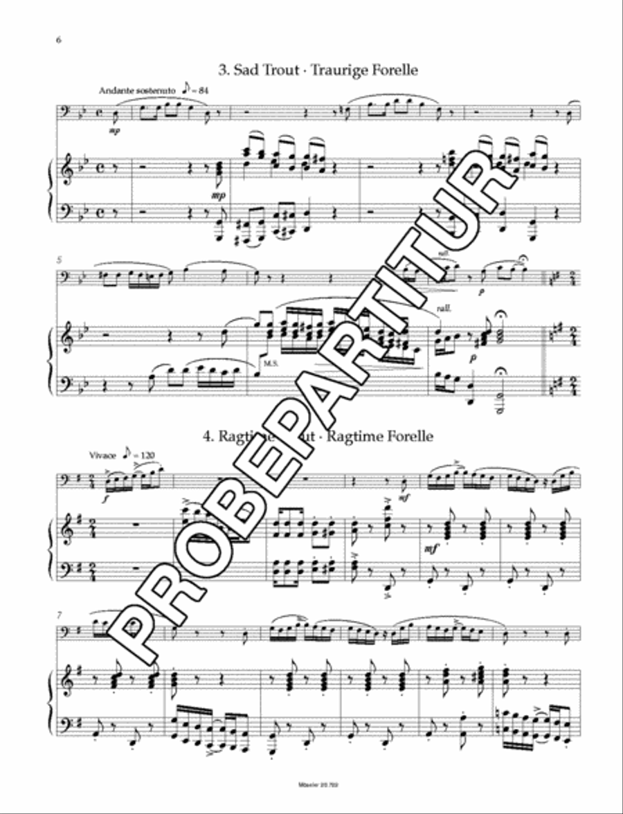 Various Trouts Bassoon scores gallery preview page 7