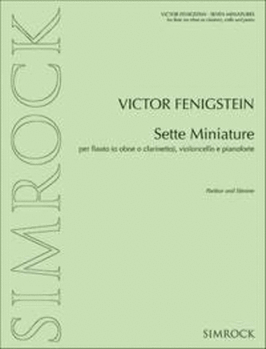 Sette Miniature Clarinet scores gallery preview page 1