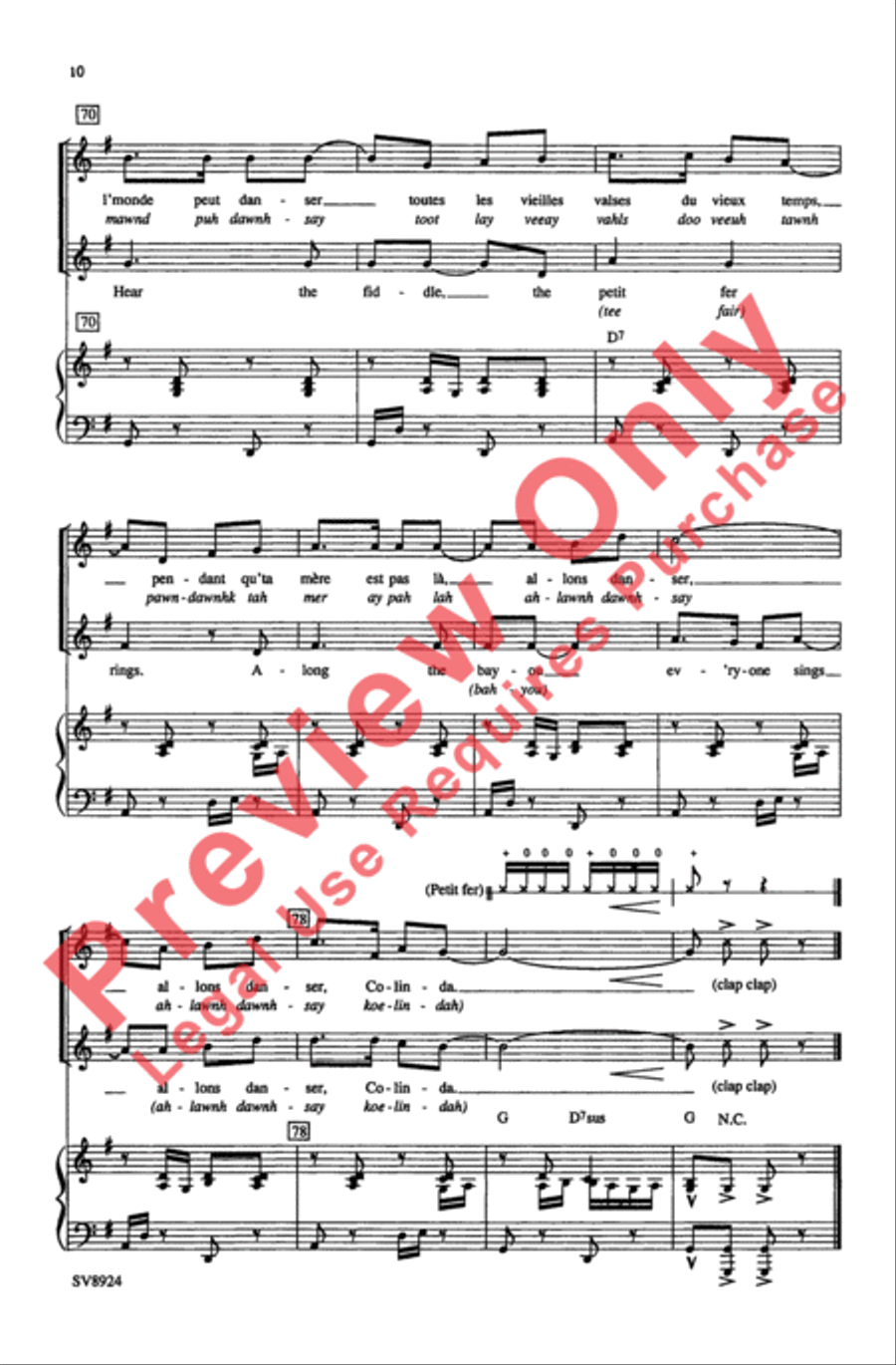 Colinda 2-Part scores gallery preview page 9