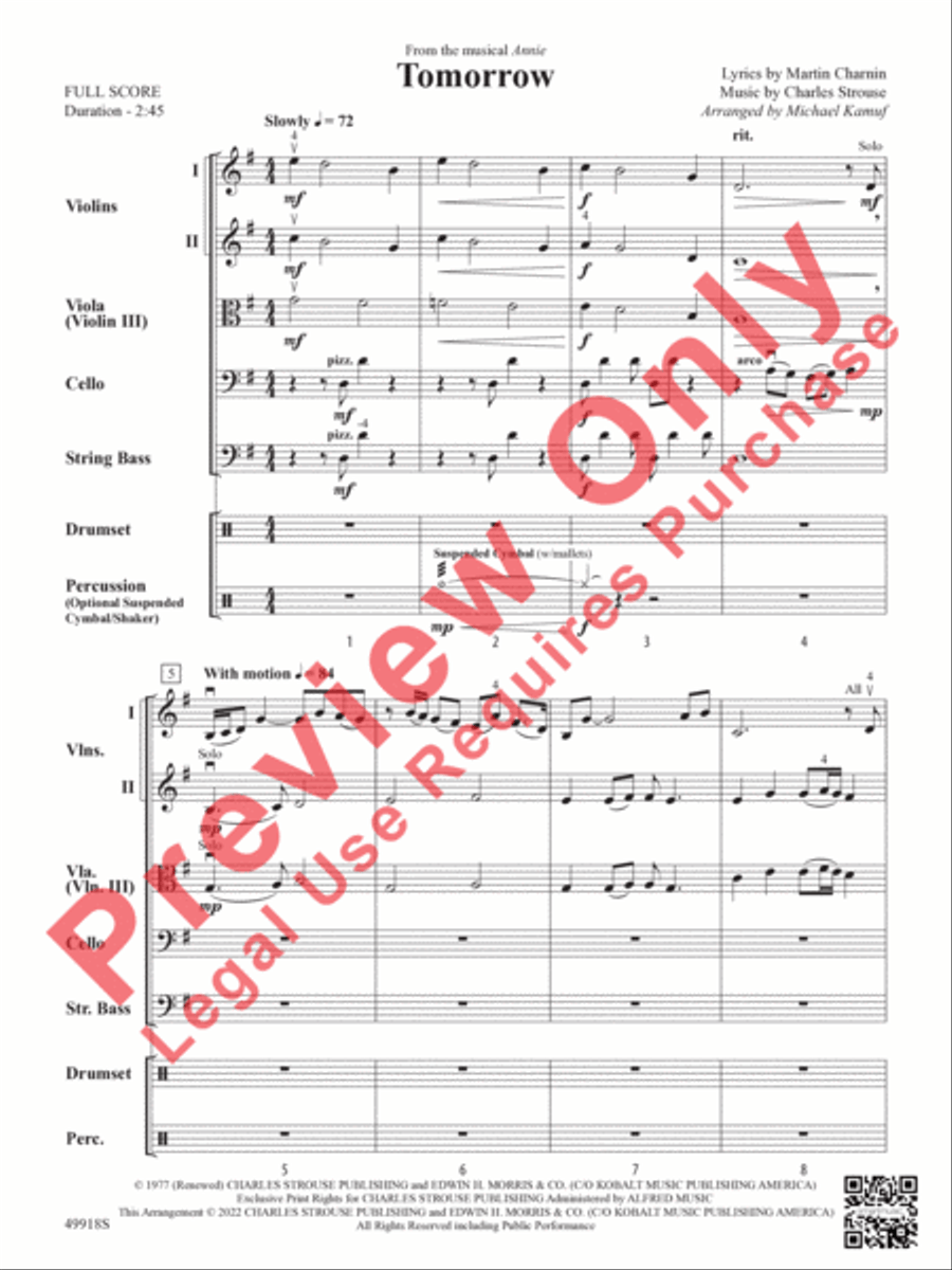 Tomorrow String Orchestra scores gallery preview page 4