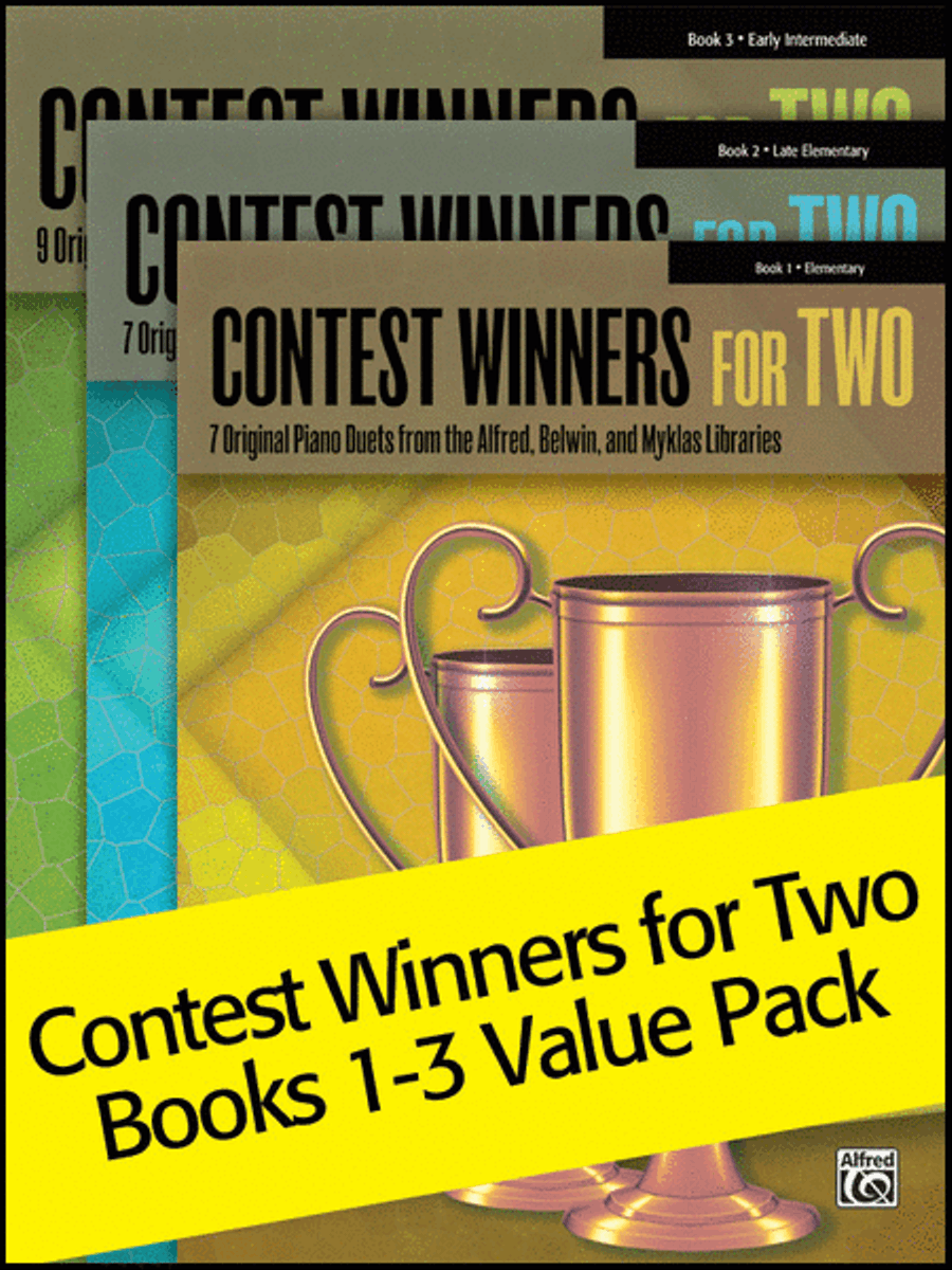 Contest Winners for Two 1-3 (Value Pack) Piano Solo scores gallery preview page 1