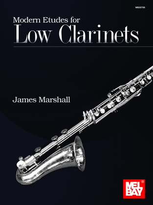 Book cover for Modern Etudes for Low Clarinets