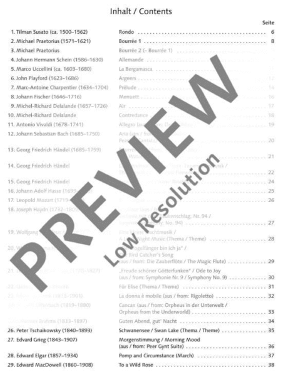 Classical Music for Children Soprano Recorder scores gallery preview page 4