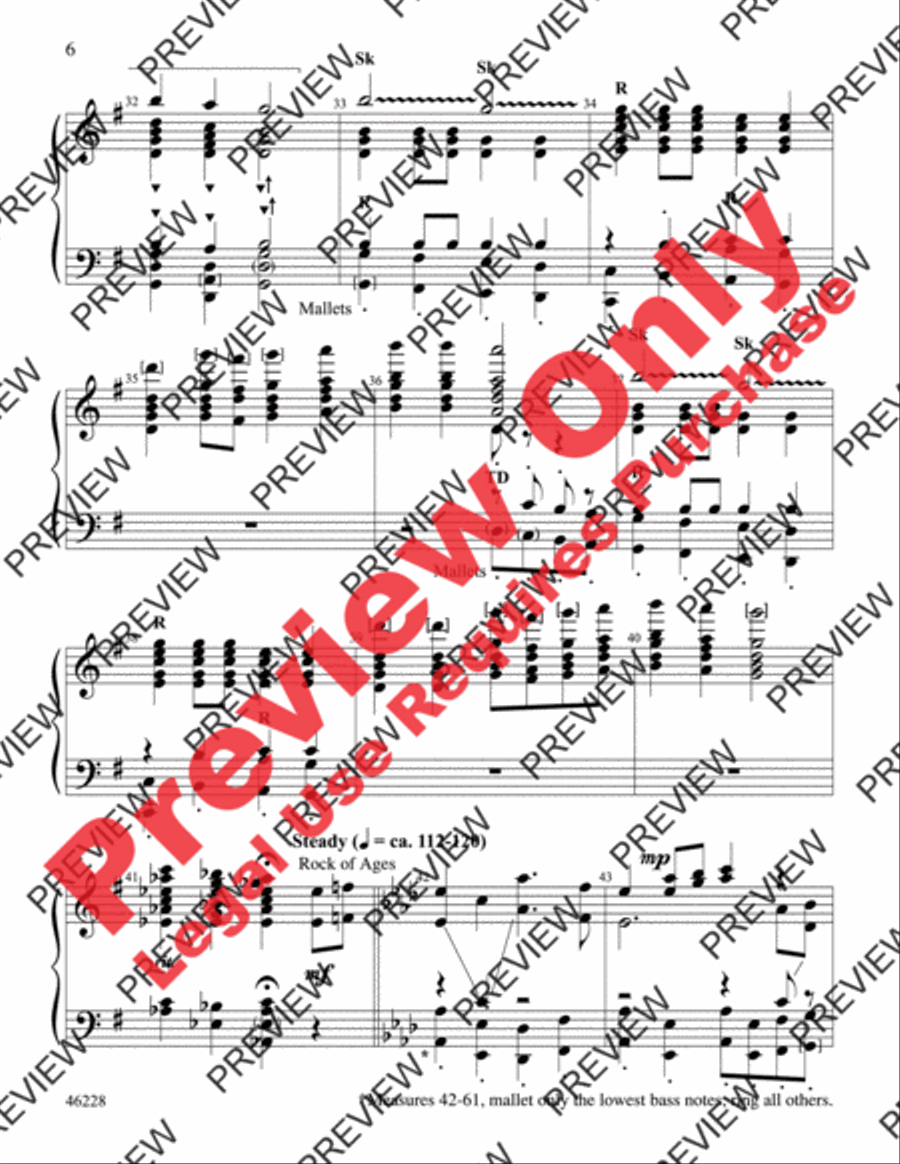 A Gospel Hymn Ring A Gospel Hymn Ring Handbell Choir scores gallery preview page 6