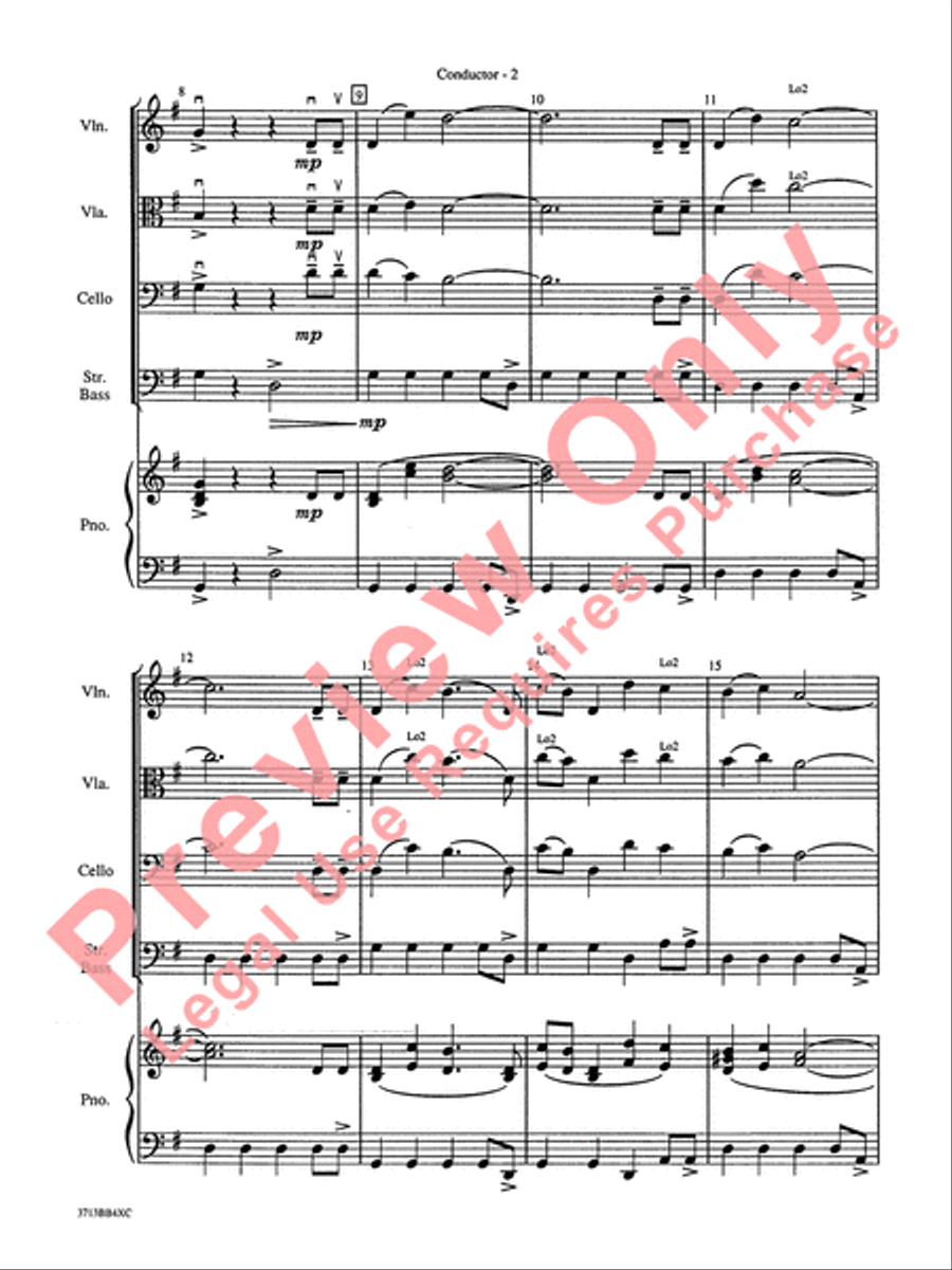 Blue Tango Blue Tango String Orchestra scores gallery preview page 5