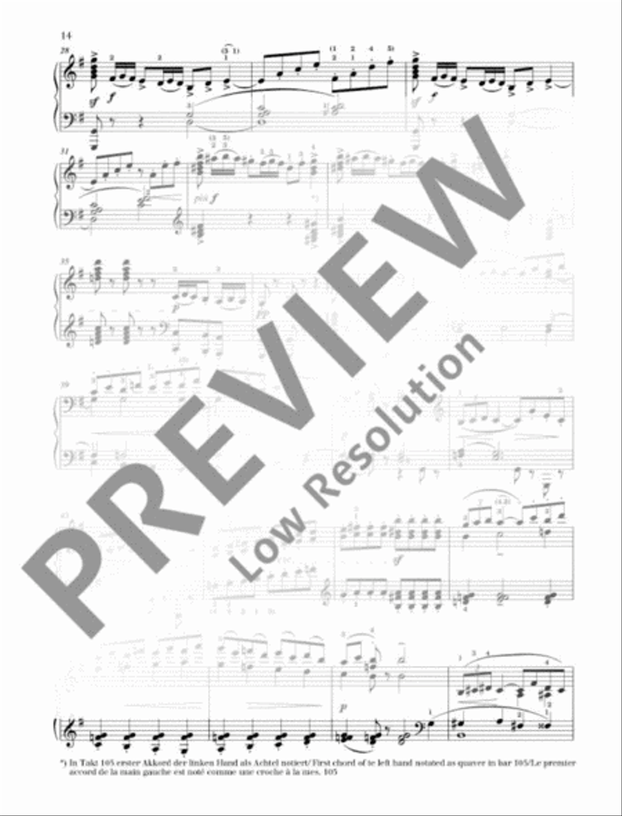 Famous Piano Pieces Piano Solo scores gallery preview page 15