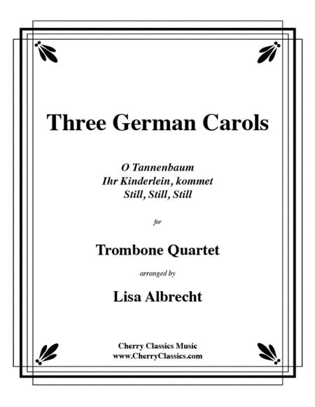 Three German Carols for Trombone Quartet image number null