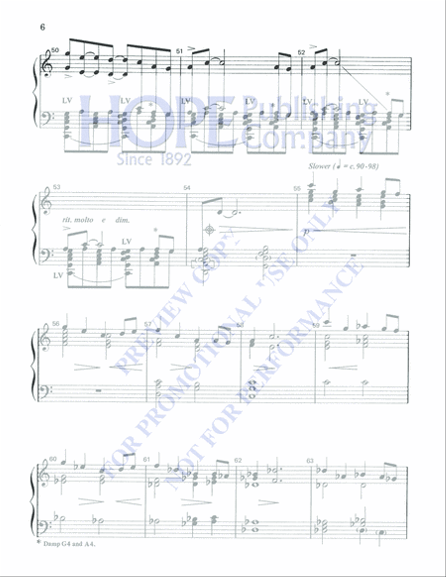 A Song of Gladness 5-Octaves scores gallery preview page 6