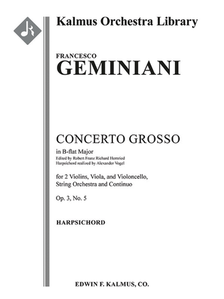 Concerto Grosso in B-flat, Op. 3, No. 5