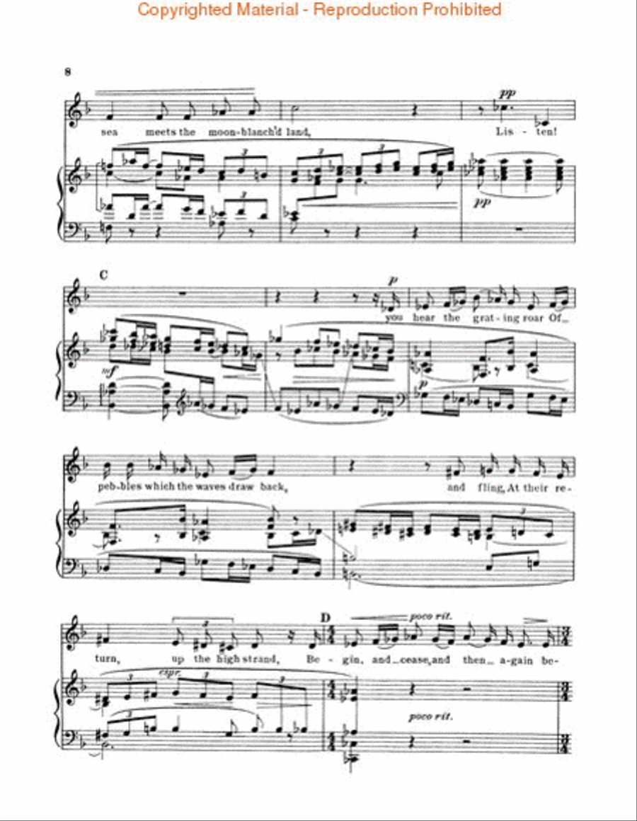Dover Beach Voice scores gallery preview page 3