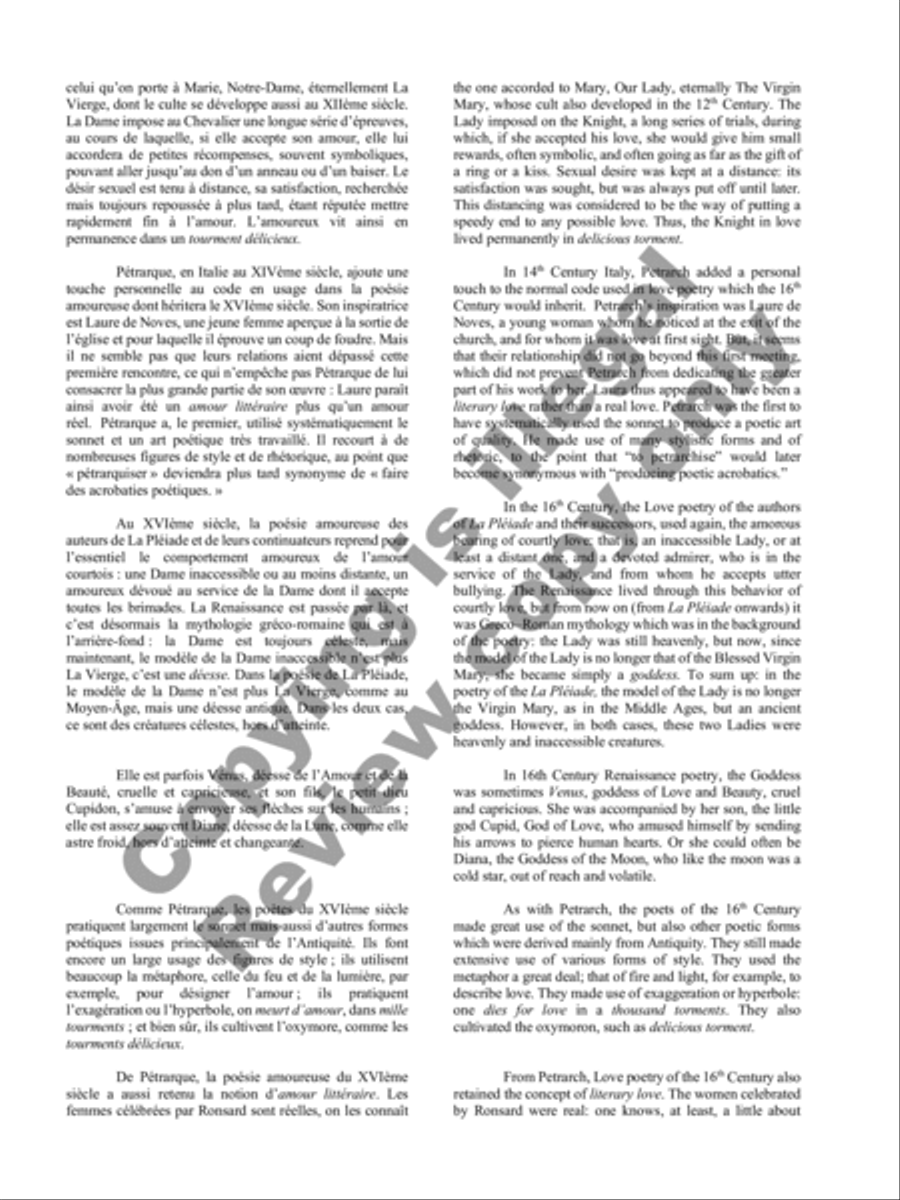 Songs of Gouvy, Volume 1: 40 poèmes de Pierre de Ronsard; 12 poèmes de La Pleïade Piano Accompaniment scores gallery preview page 10