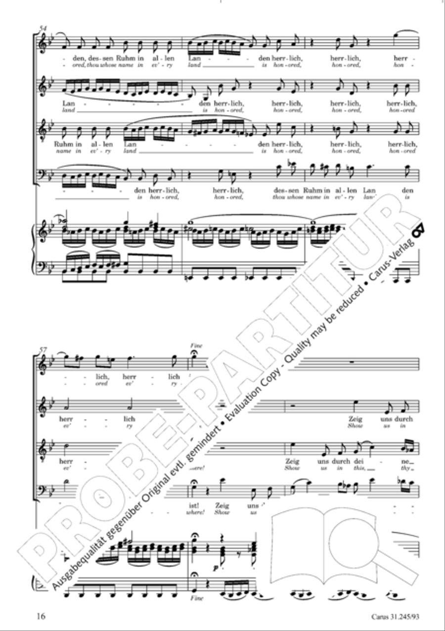 St. John Passion (Johannes-Passion) 4-Part scores gallery preview page 17