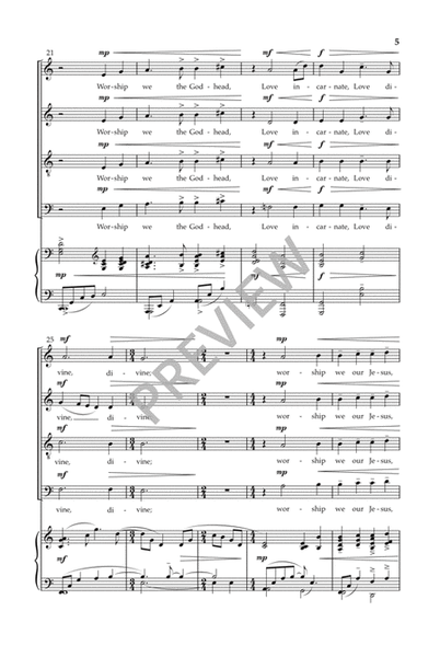 Love Came Down at Christmas (SATB) image number null