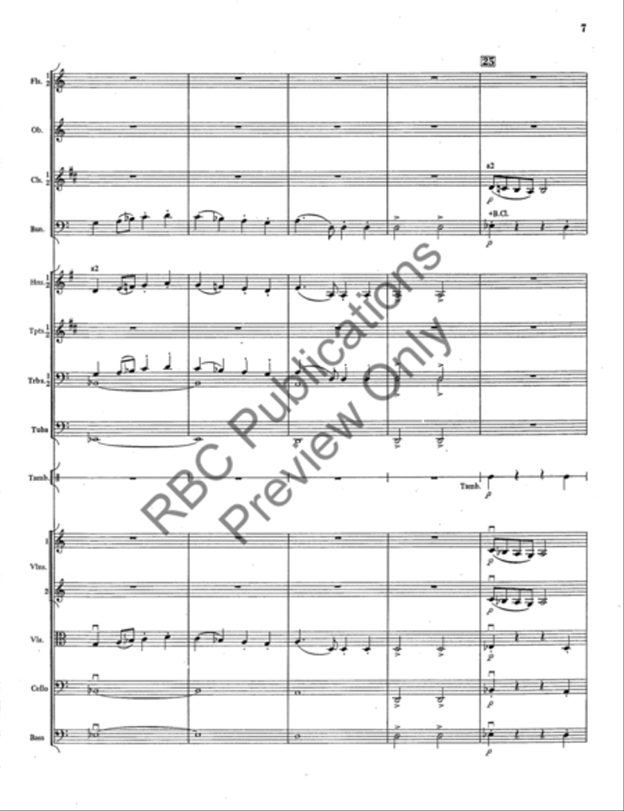 Kabalevsky Suite Full Orchestra scores gallery preview page 8
