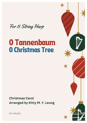 Book cover for O Christmas Tree (O Tannenbaum) - 15 String Harp