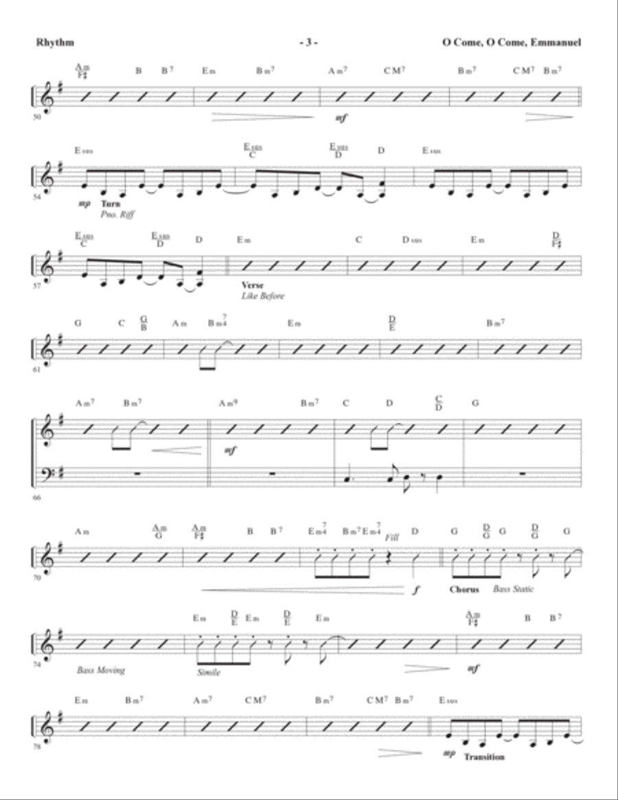 The Thrill of Hope (A New Service of Lessons and Carols) - Rhythm Choir scores gallery preview page 4