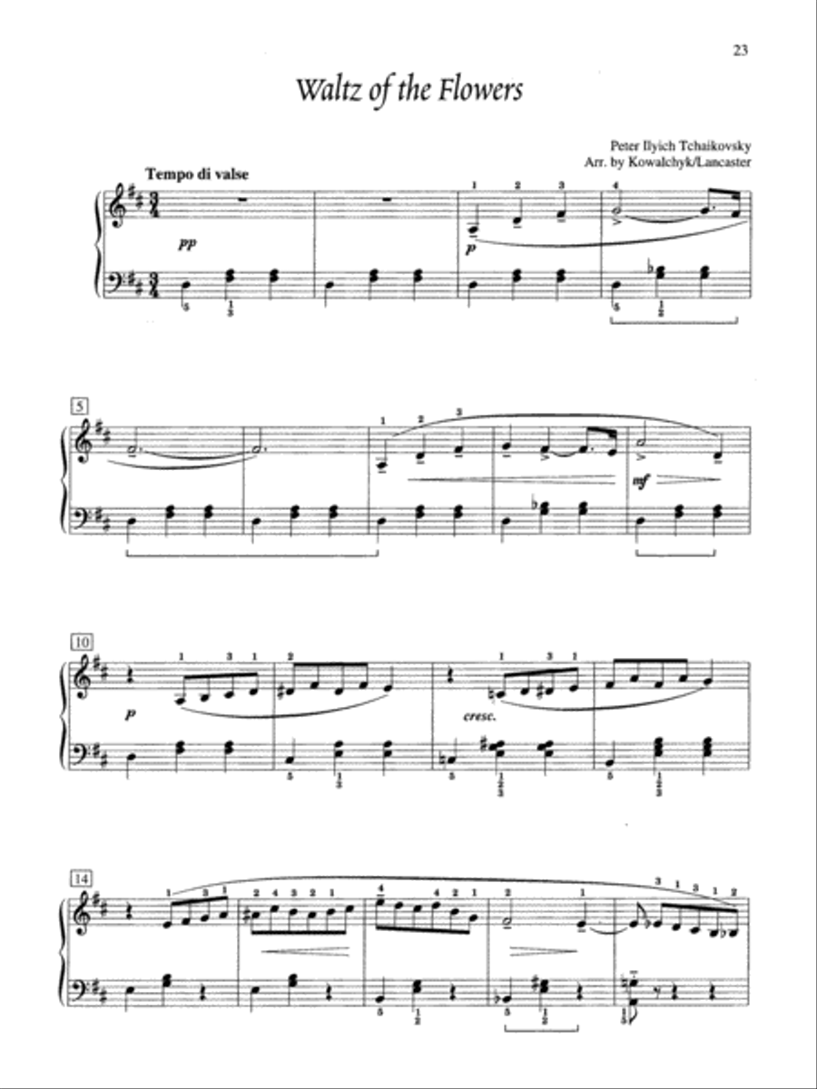 The Nutcracker Suite Piano Solo scores gallery preview page 4