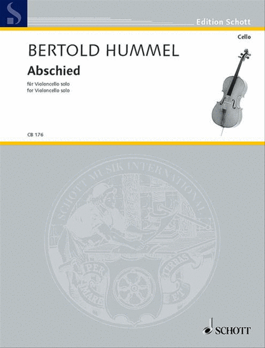 Abschied Abschied Cello scores gallery preview page 1