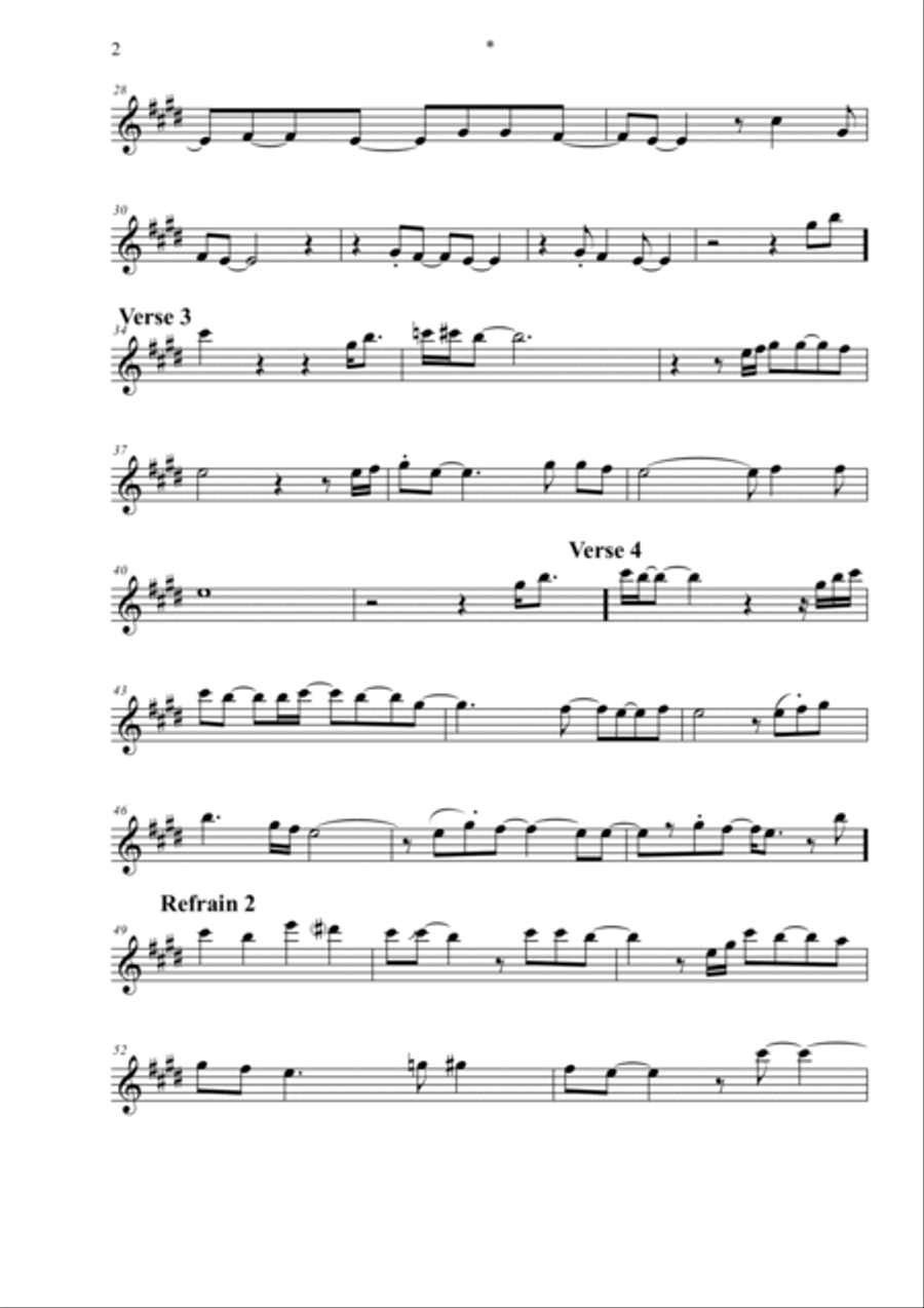 Stand By Me Stand By Me Tenor Saxophone scores gallery preview page 2