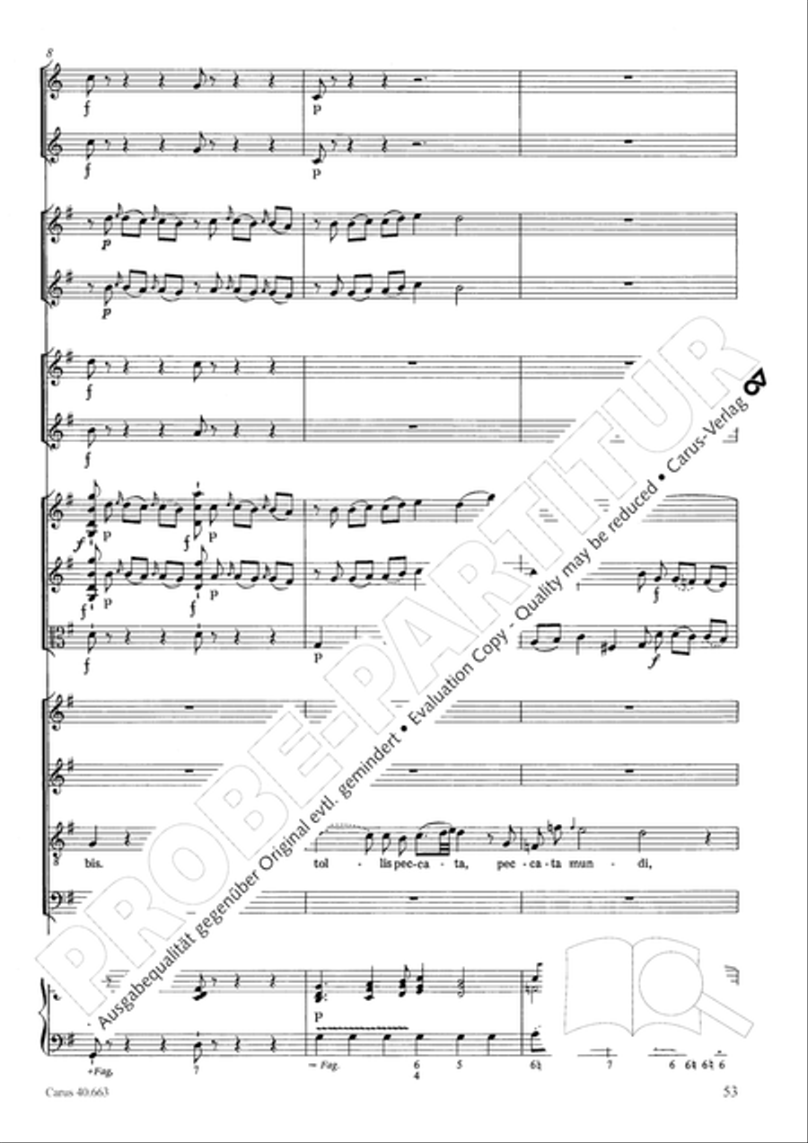 Mass in D minor (Missa in d) ATB scores gallery preview page 69