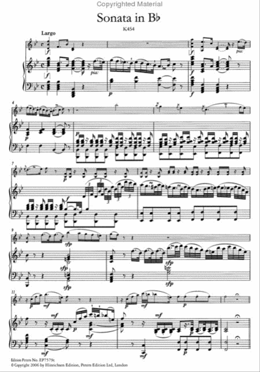 Violin Sonatas Violin Sonatas Violin scores gallery preview page 3