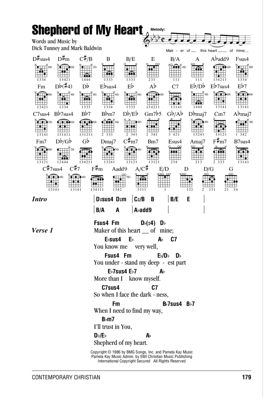 Shepherd Of My Heart Acoustic Guitar scores gallery preview page 1