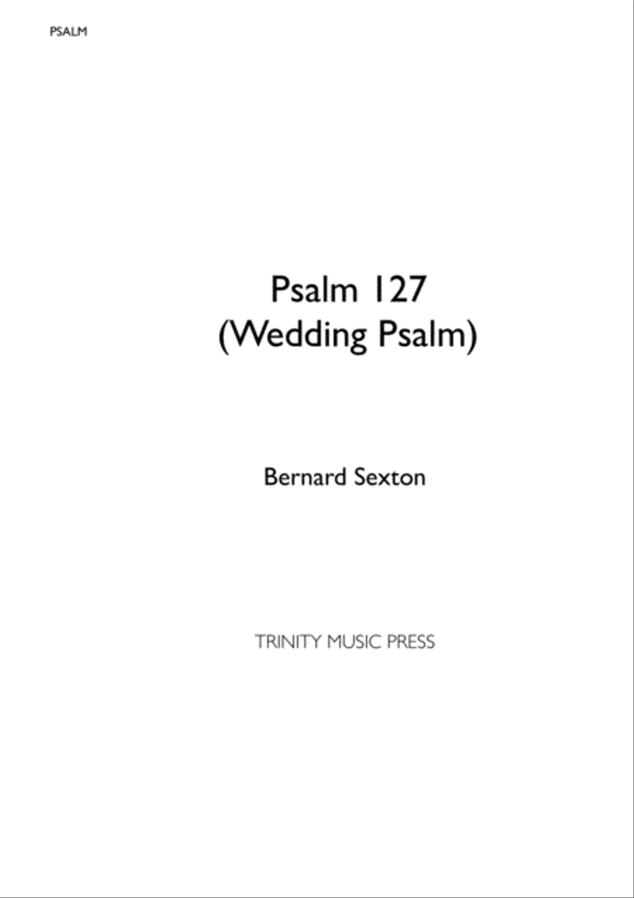 Psalm - O Blessed Are Those - Psalm 127 (Wedding Psalm) Choir scores gallery preview page 1