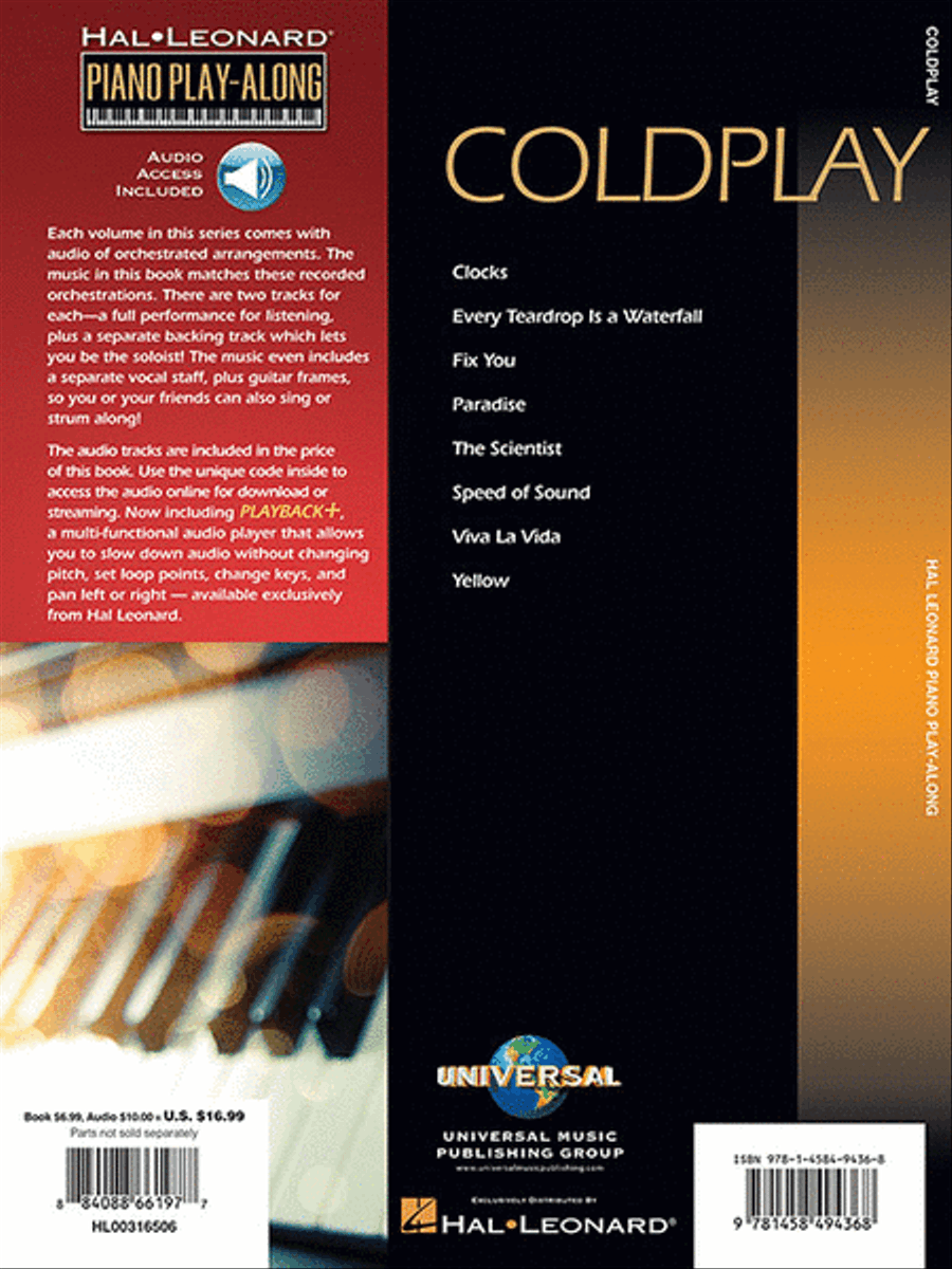 Coldplay Piano, Vocal, Guitar scores gallery preview page 4