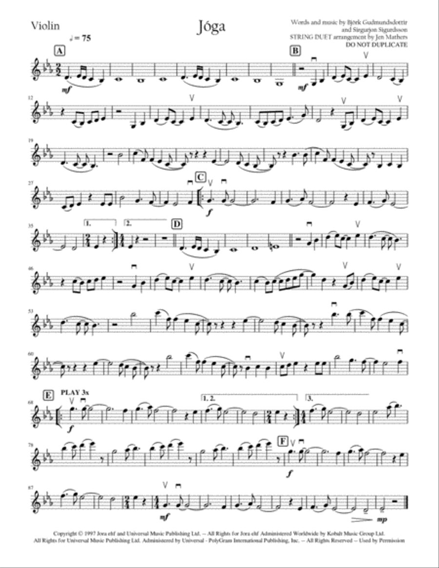 Joga String Duet scores gallery preview page 3