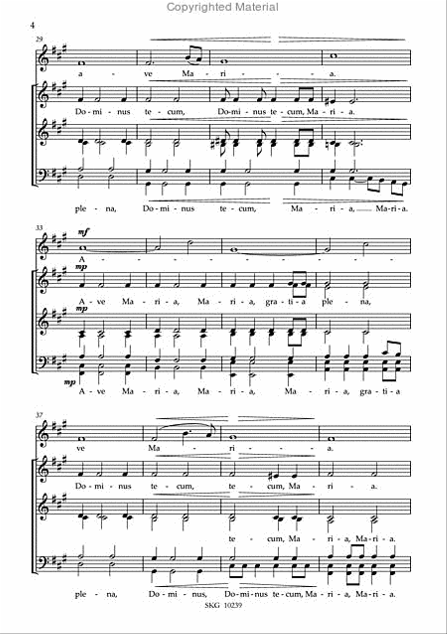 Ave Maria Ave Maria SSAATTBB scores gallery preview page 4