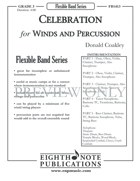 Celebration for Winds and Percussion